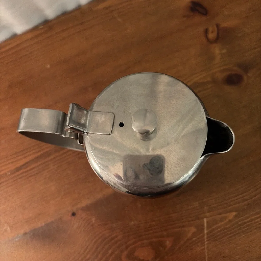 Vintage Gemco Stainless Steel‎ Creamer Made In Japan G5001 Holds 8OZ GUC